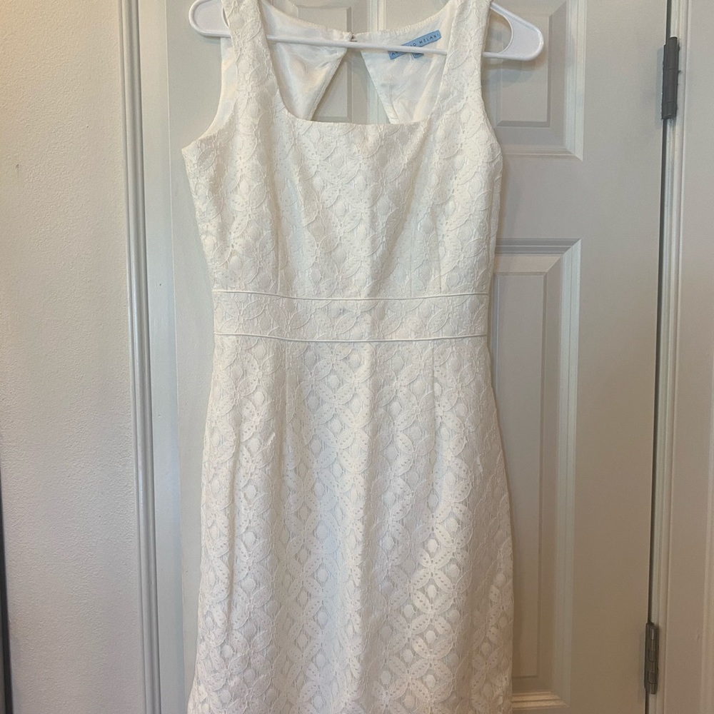 Antonio Melani White Lace Dress (Size 4) NWT